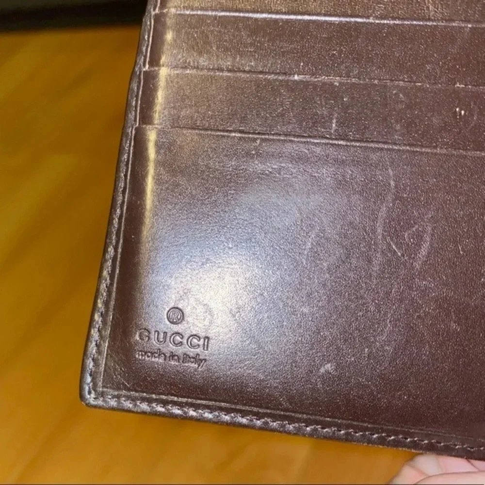 GUCCI Canvas GG Bifold Wallet